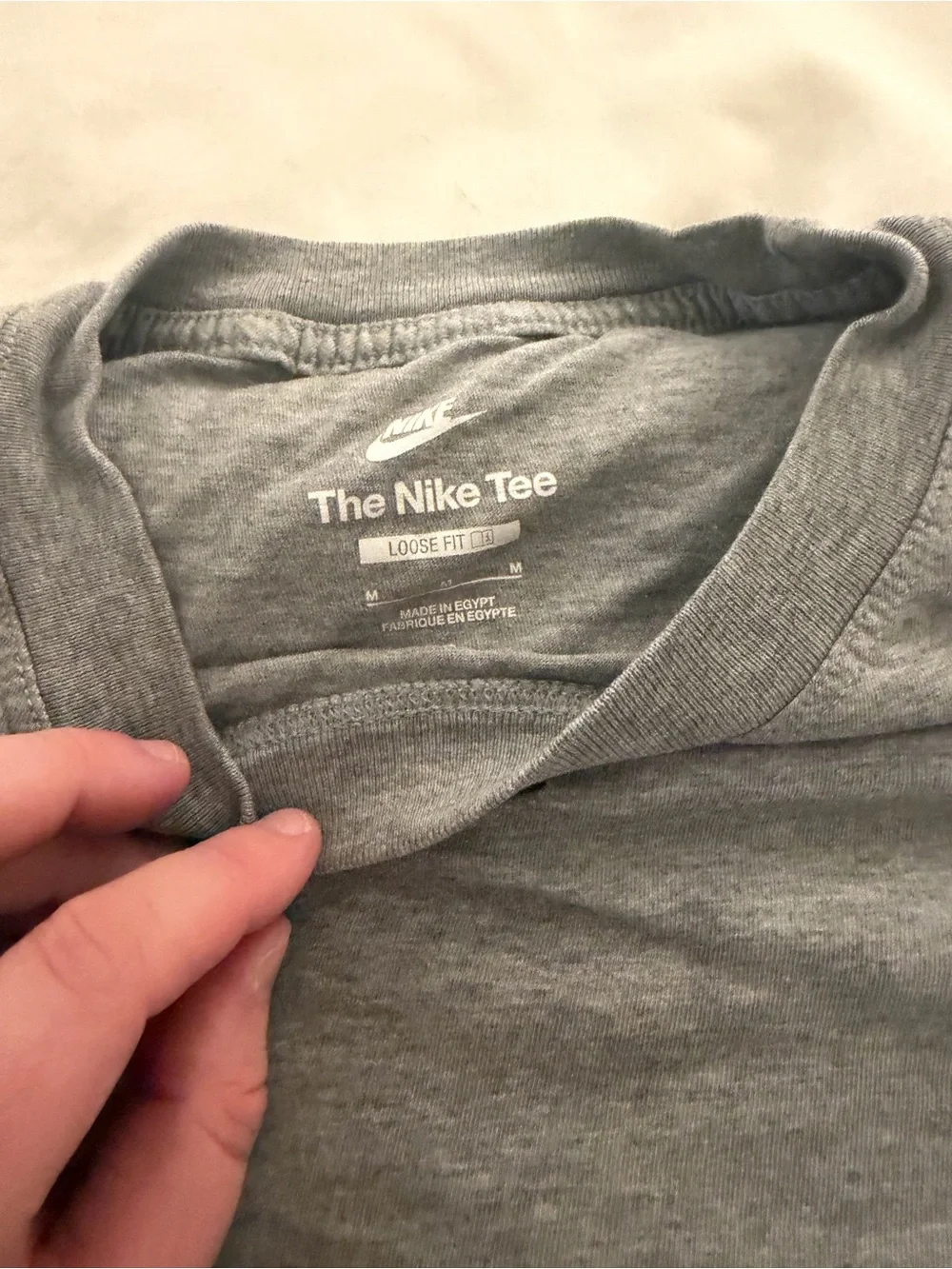 Nike Gray Dri-FIT Crew Tee